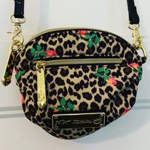 Betsey Johnson animal print purse